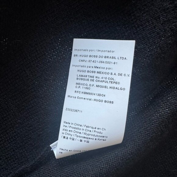 Hugo Boss Black Cardigan with Decorative Front Detailing | Size M - Picture 13 of 16